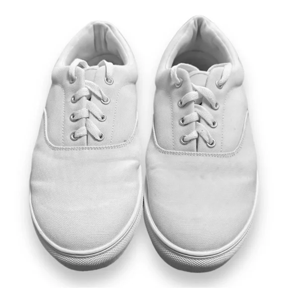 Fjolk Men’s Classic White Lace Up Shoes - Size 10.5 - Picture 5 of 7